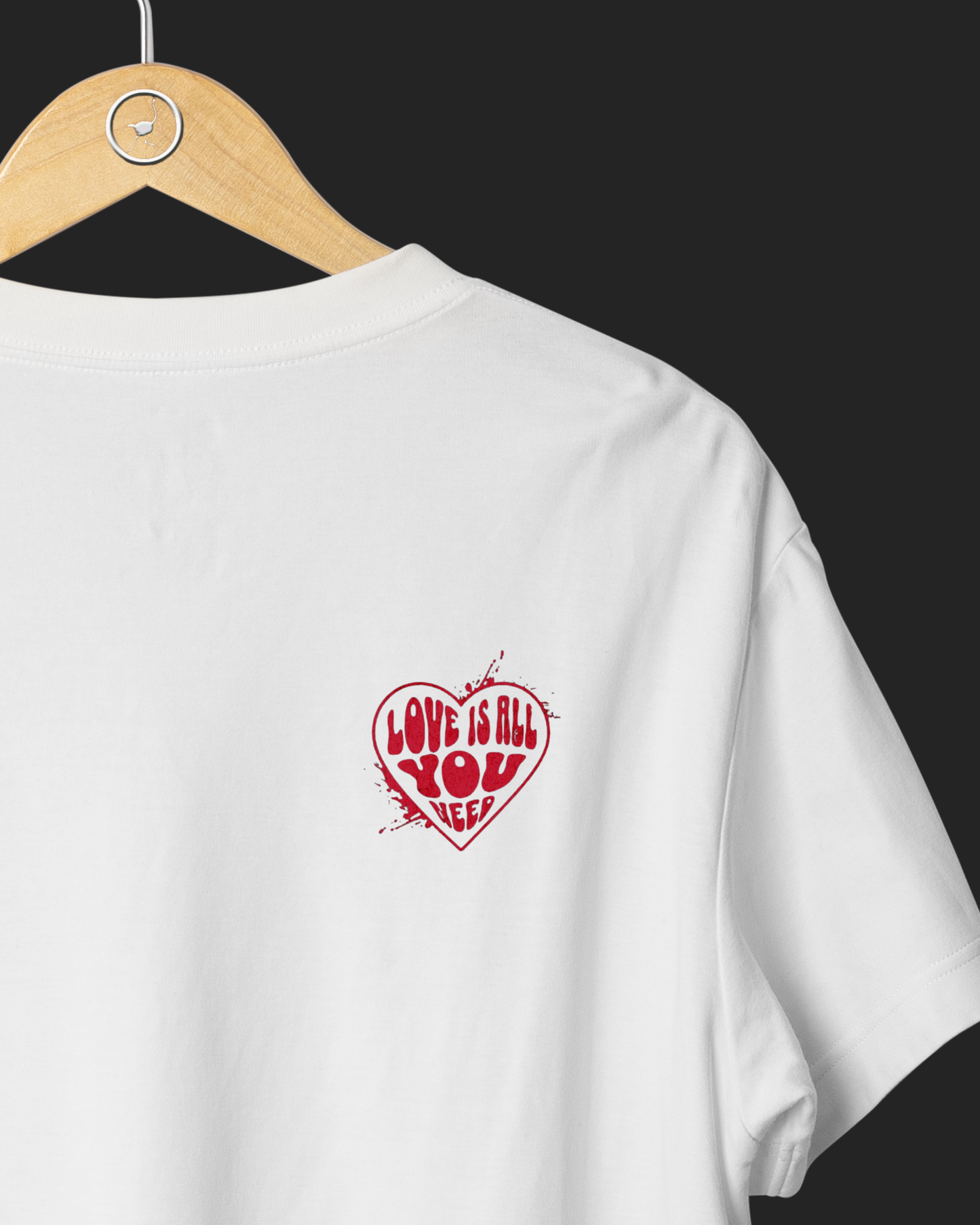 Love Pocket Printed T-Shirt
