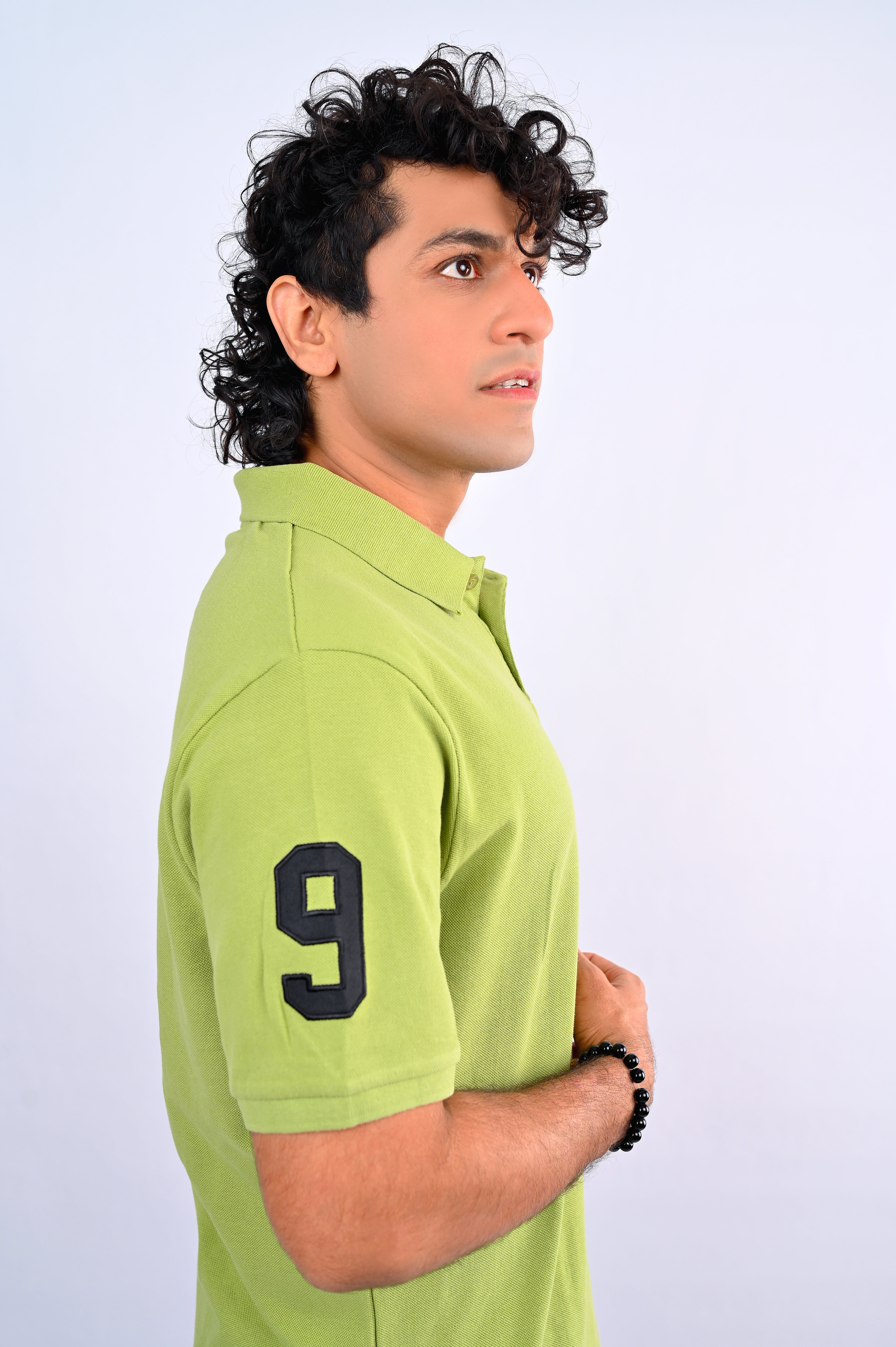 Lime Ostrich Polo