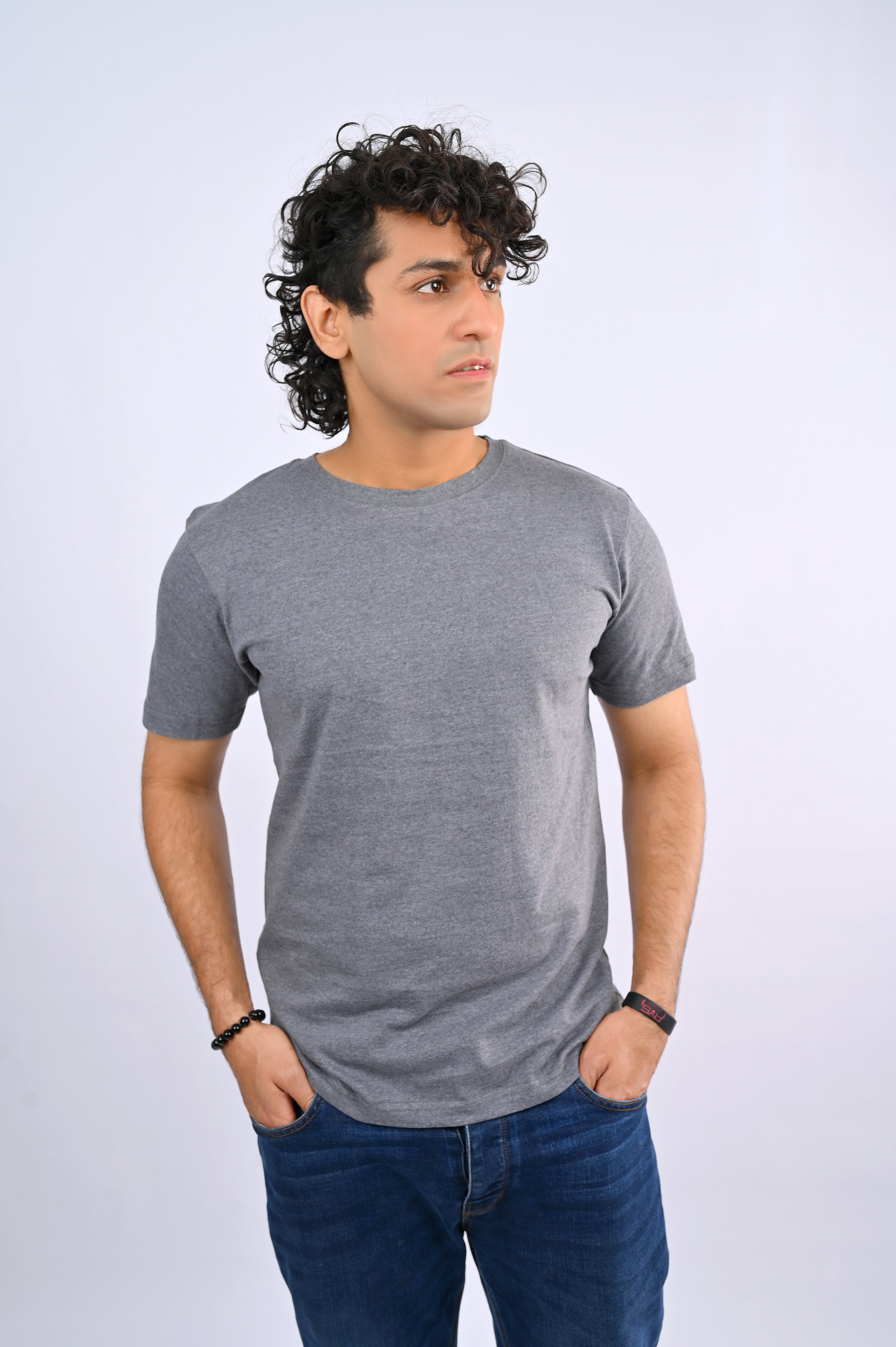 Grey Crew Neck