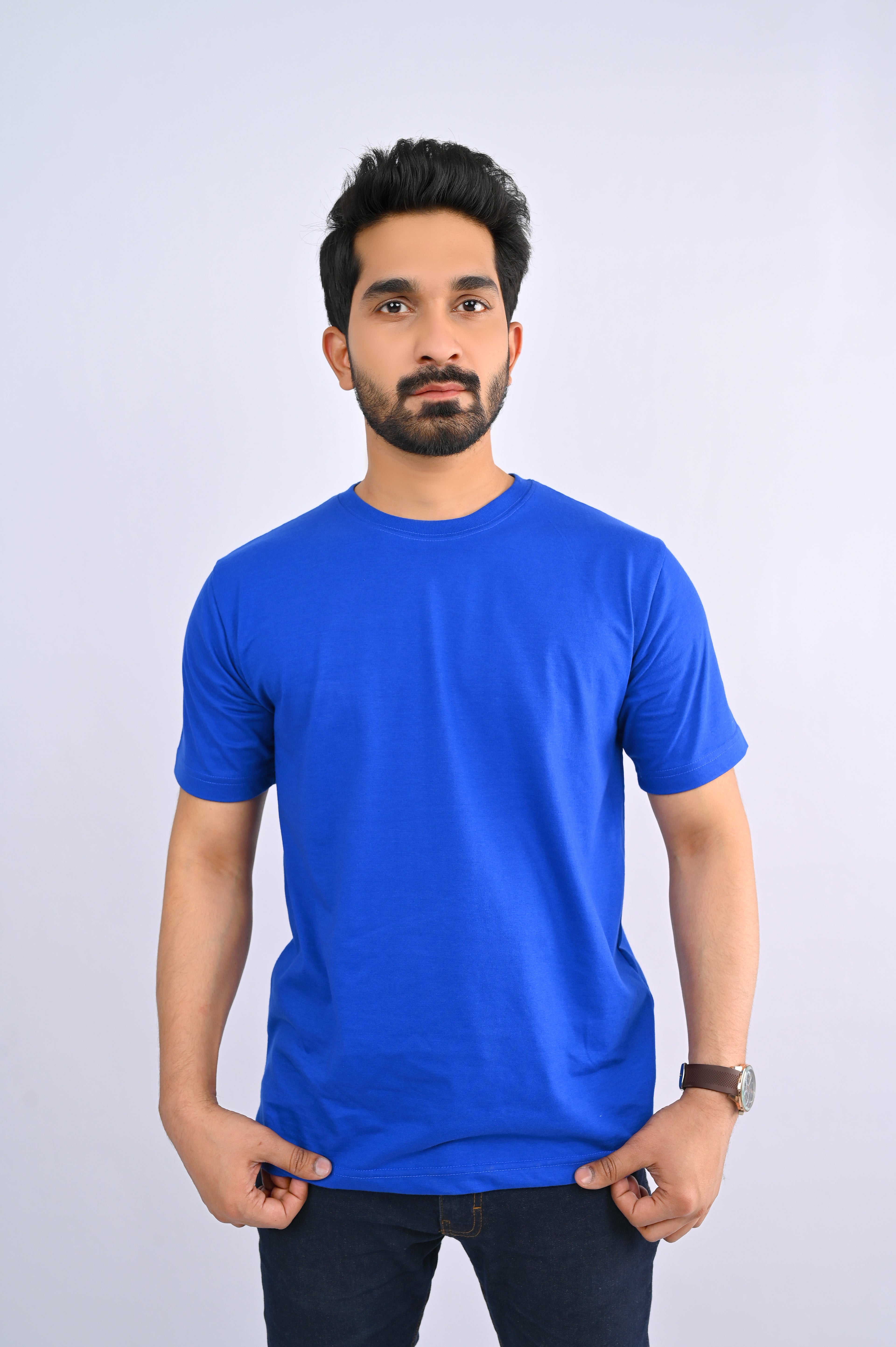Royal Blue Round Neck