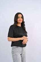 Black Round Neck