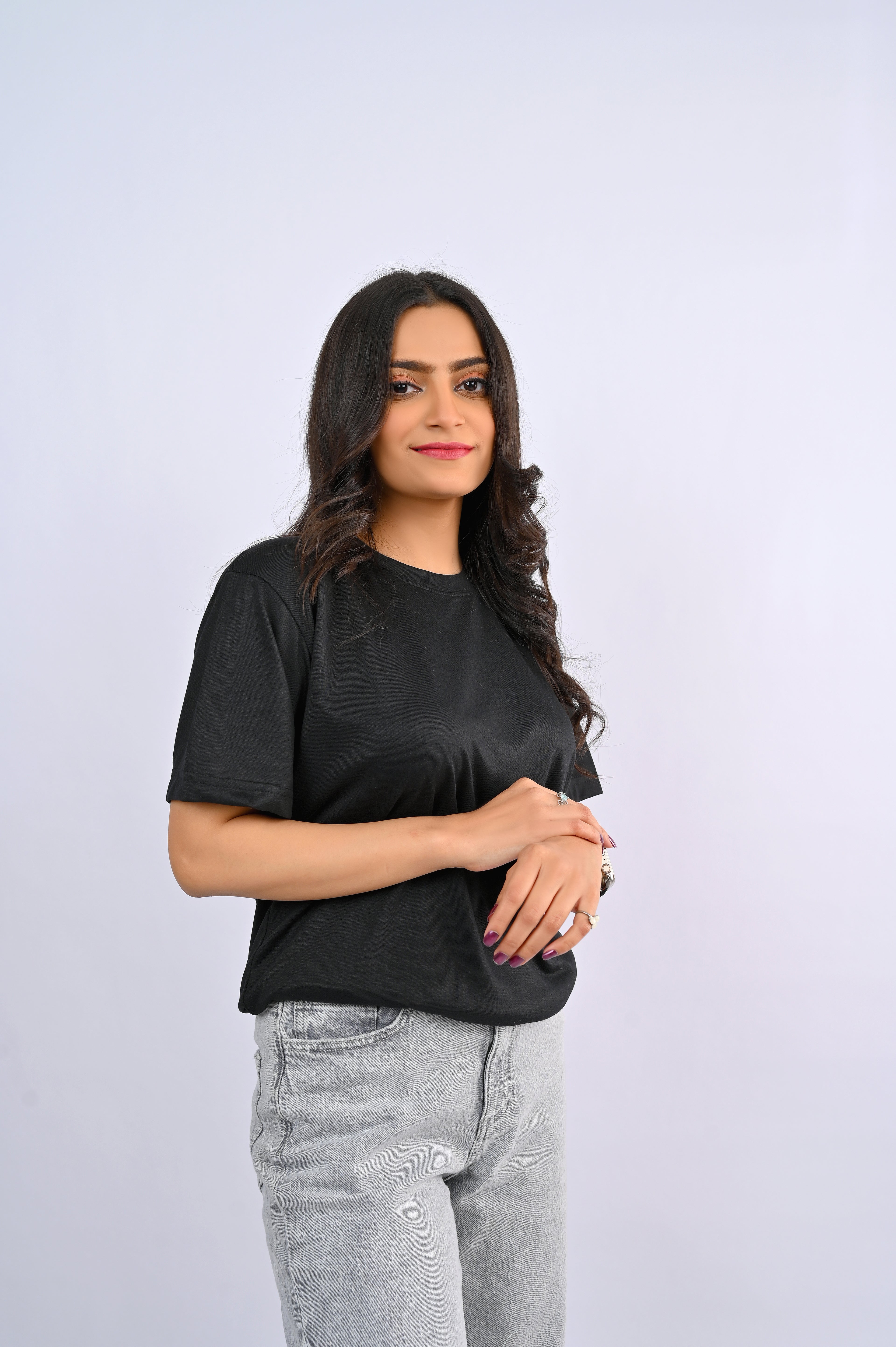 Black Round Neck