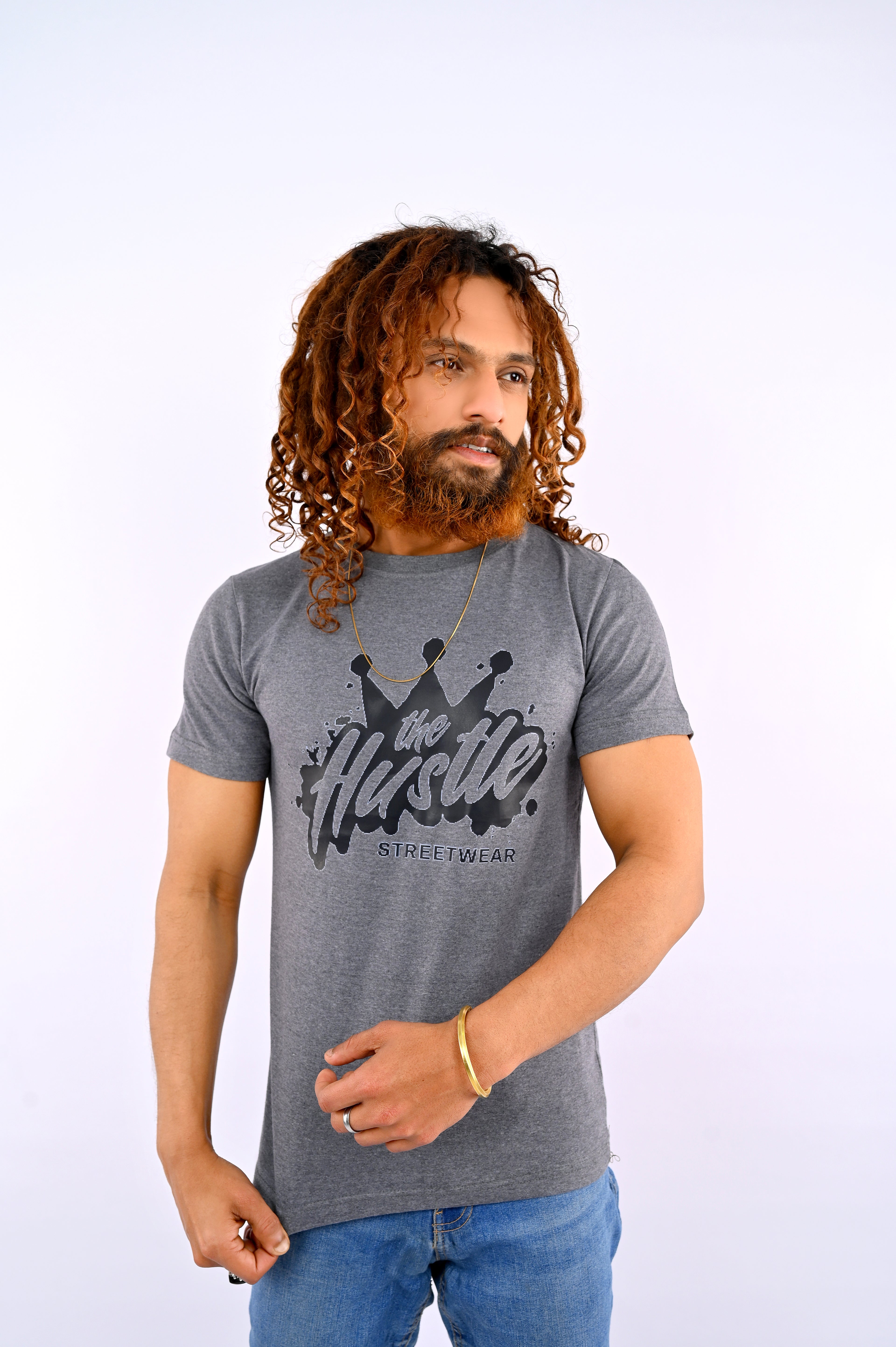 The Hustle Grey T-Shirt