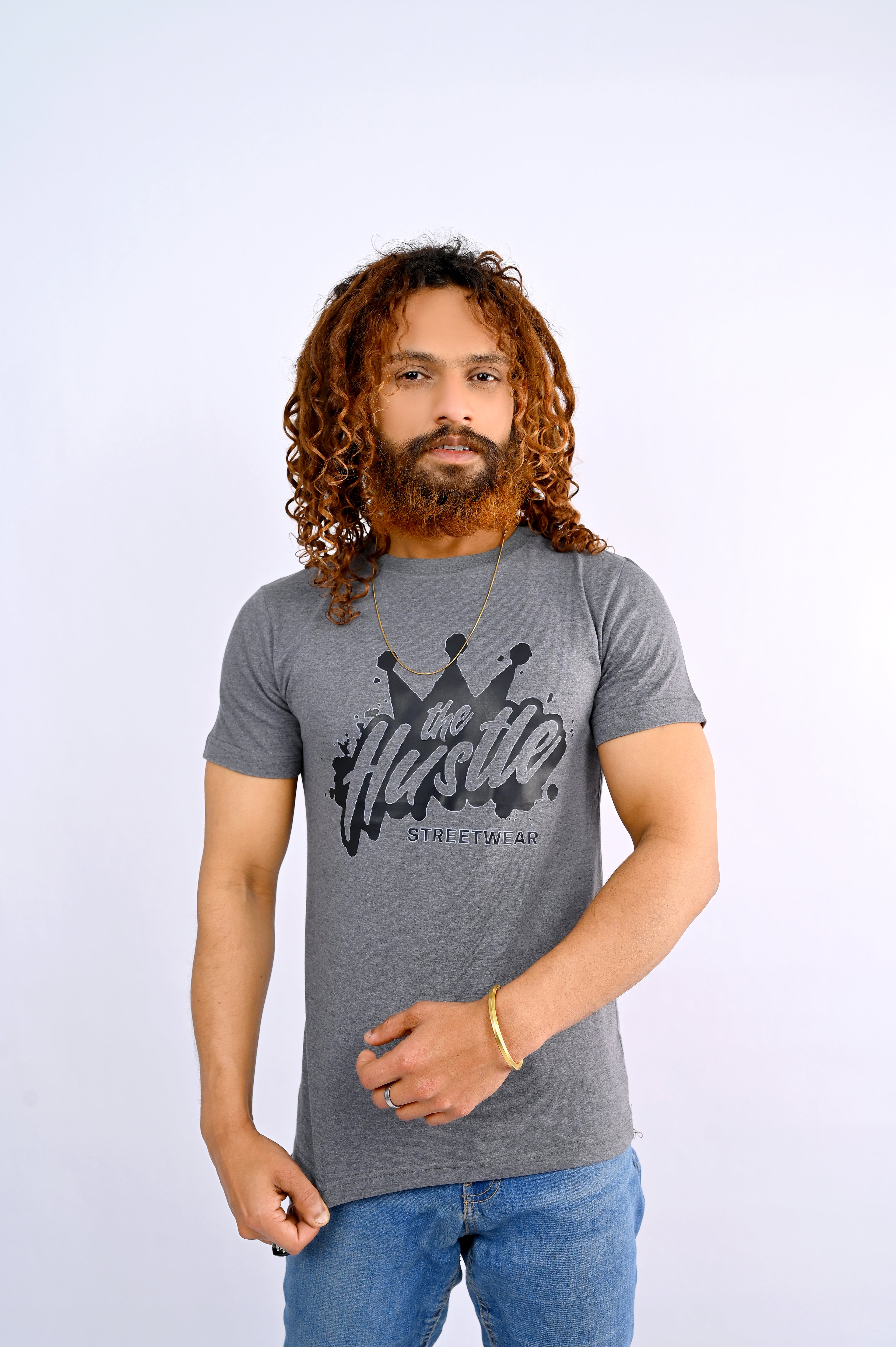 The Hustle Grey T-Shirt