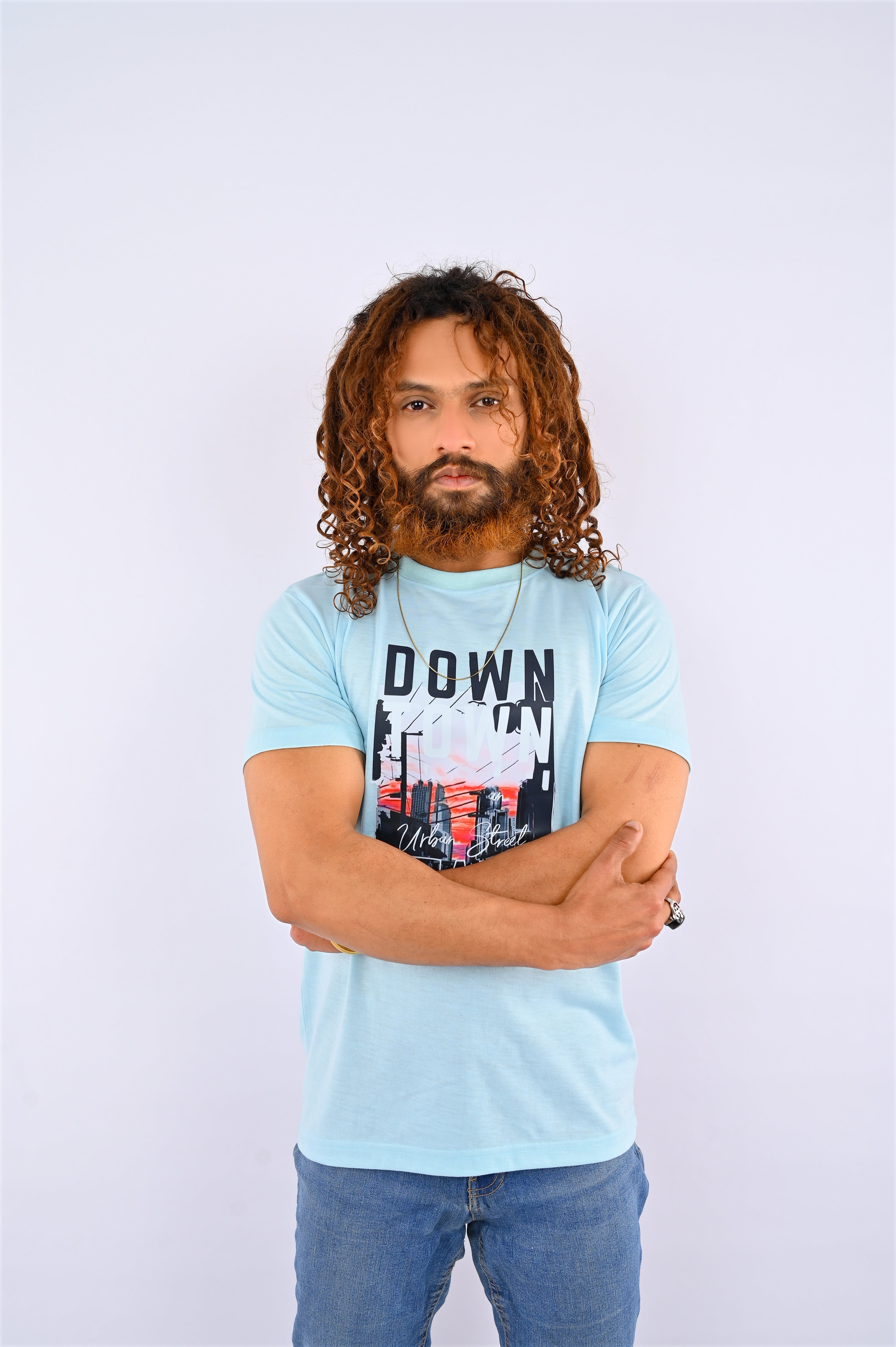 Sky Blue Street Wear