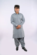 Light Grey Shalwar Kameez