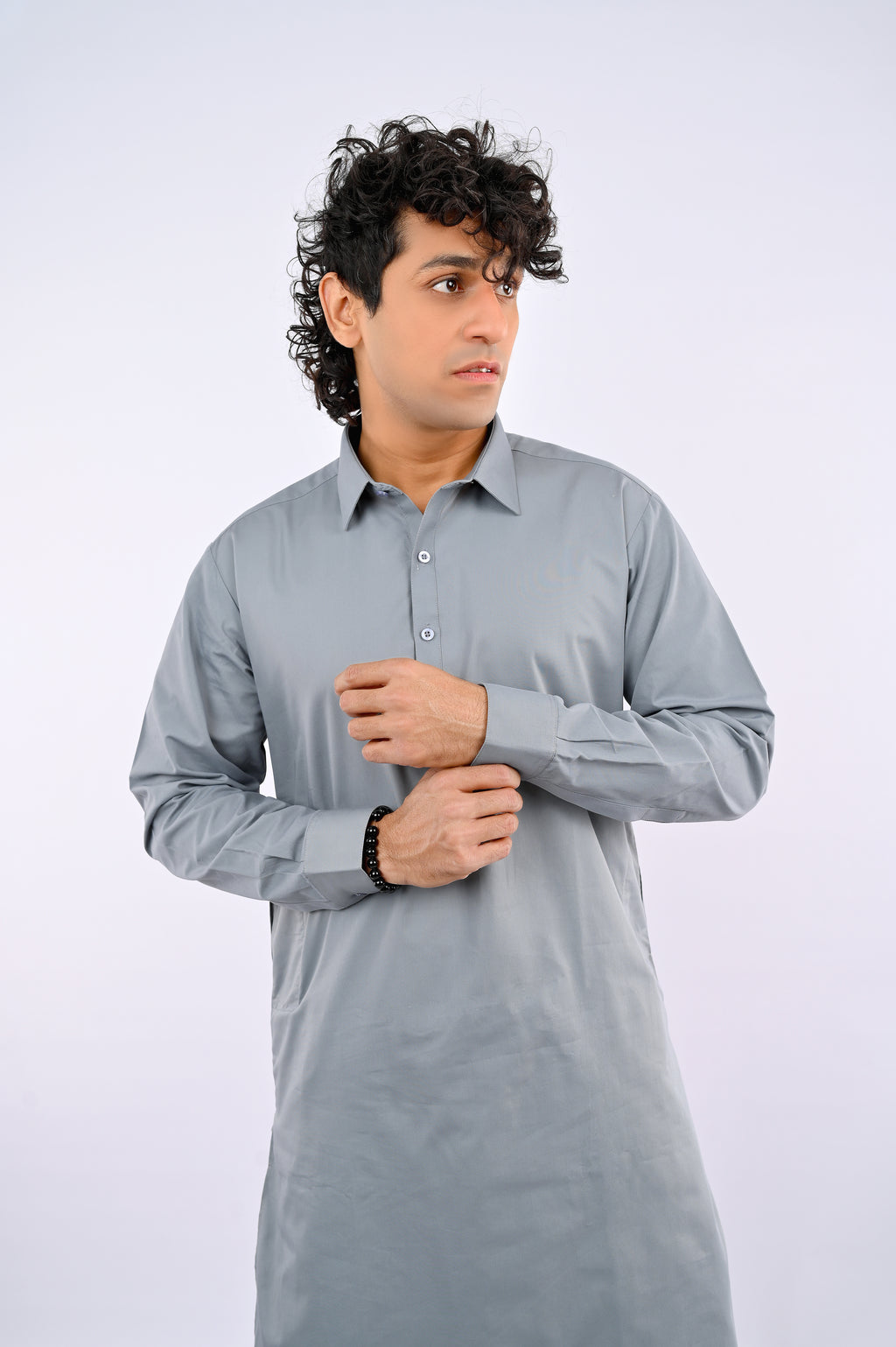 Light Grey Shalwar Kameez