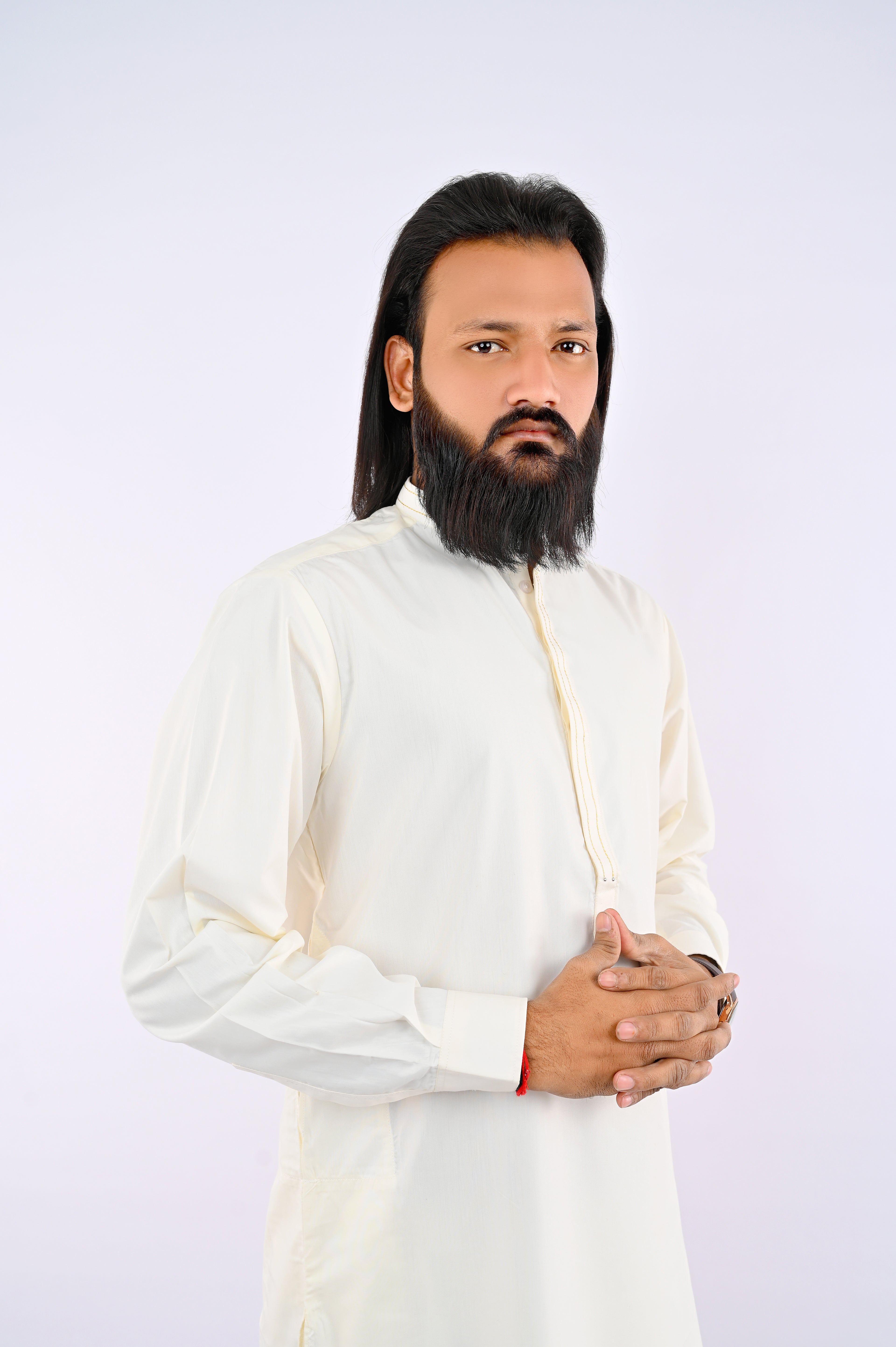 Cream Shalwar Kameez