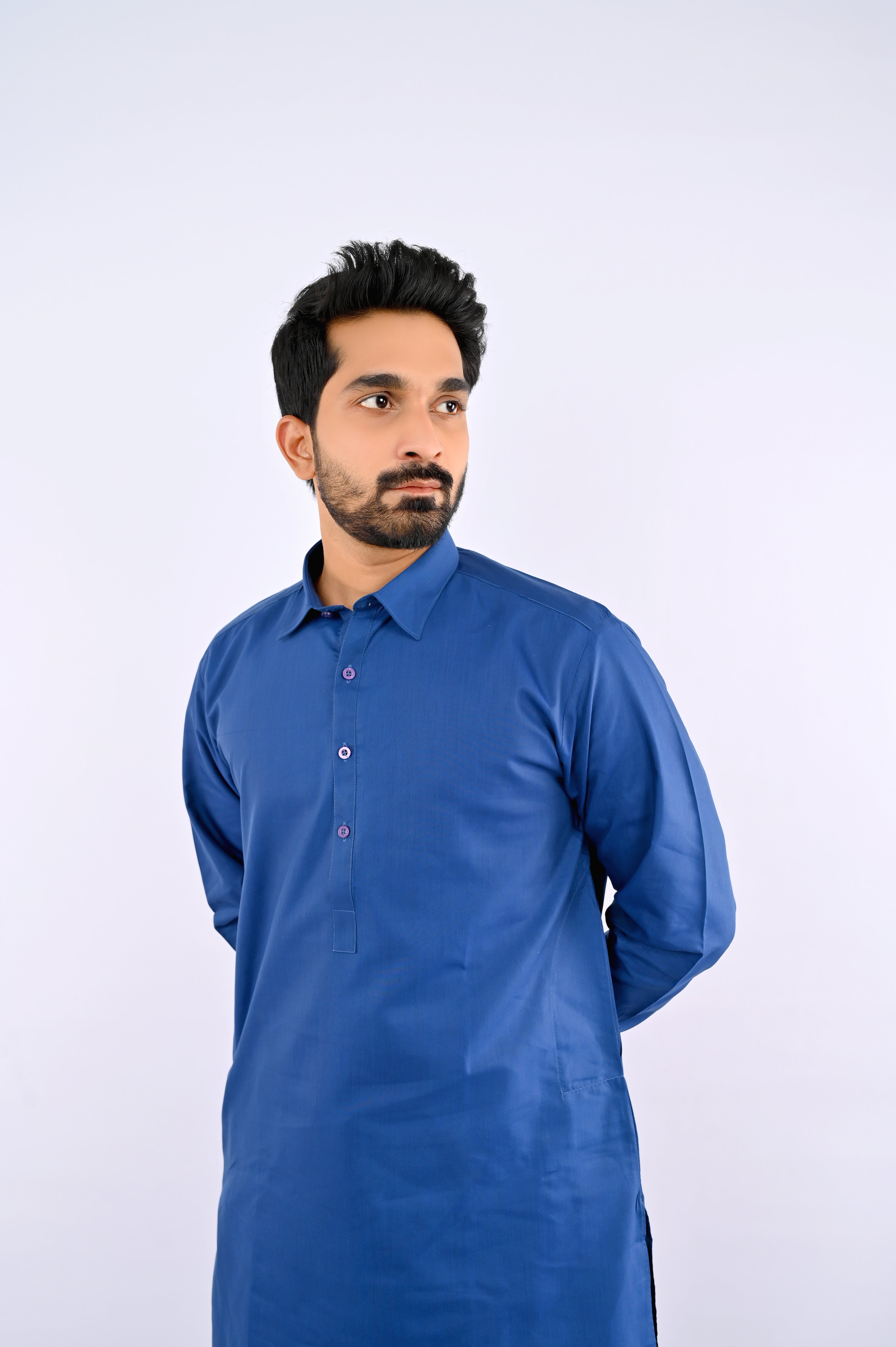 Teal Blue Shalwar Kameez