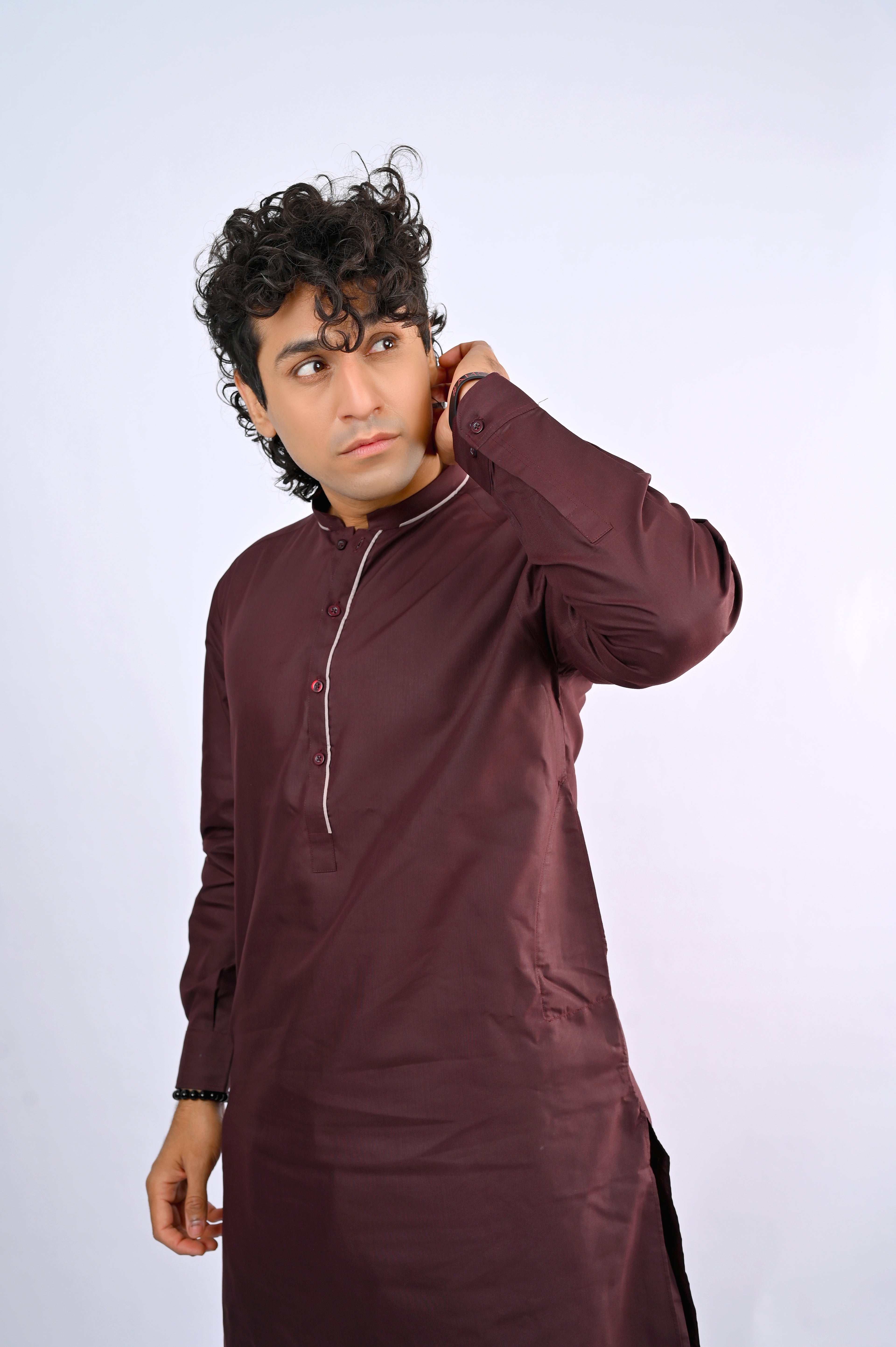 Brown Shalwar Kameez