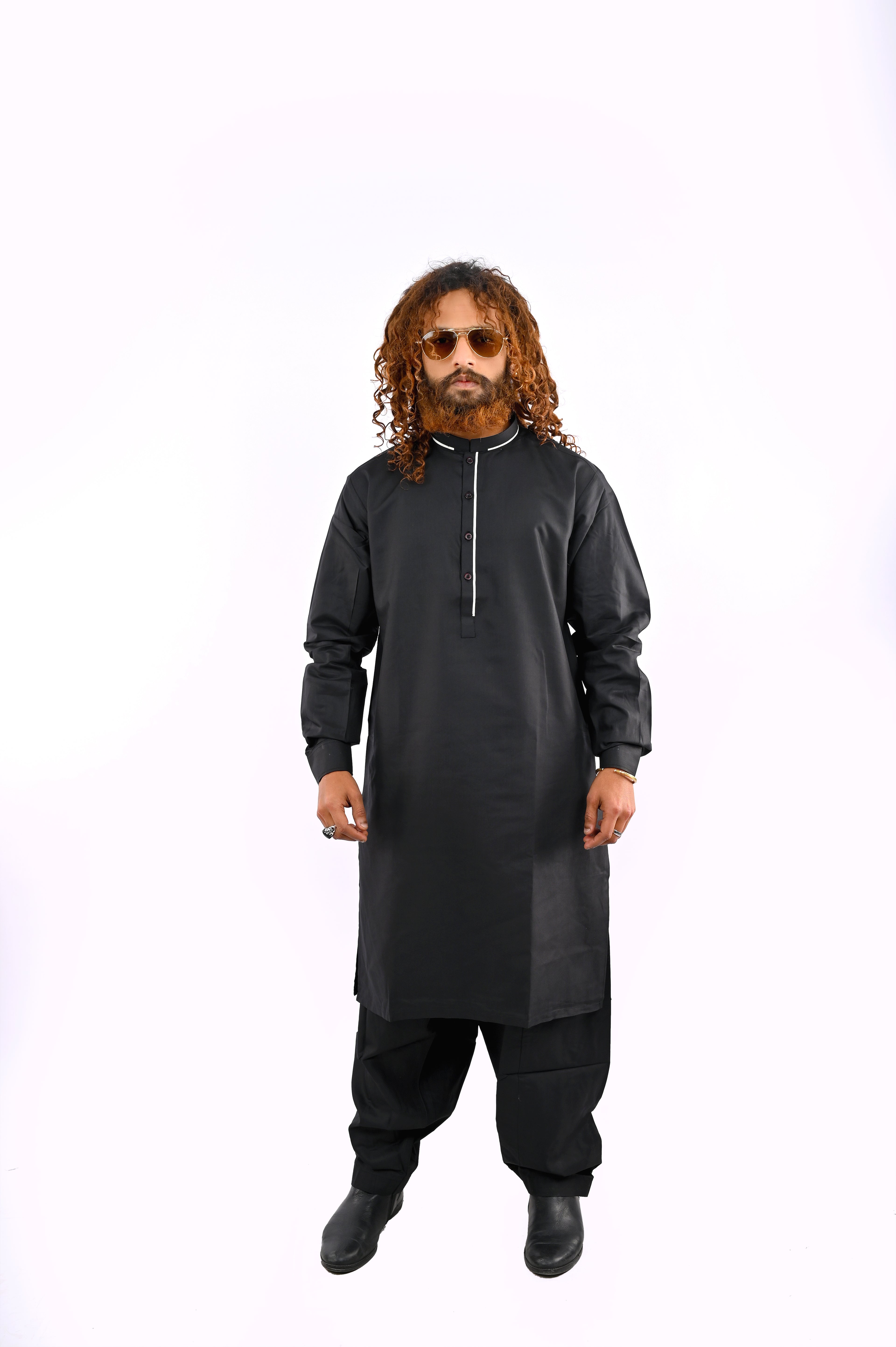 Black Shalwar Kameez