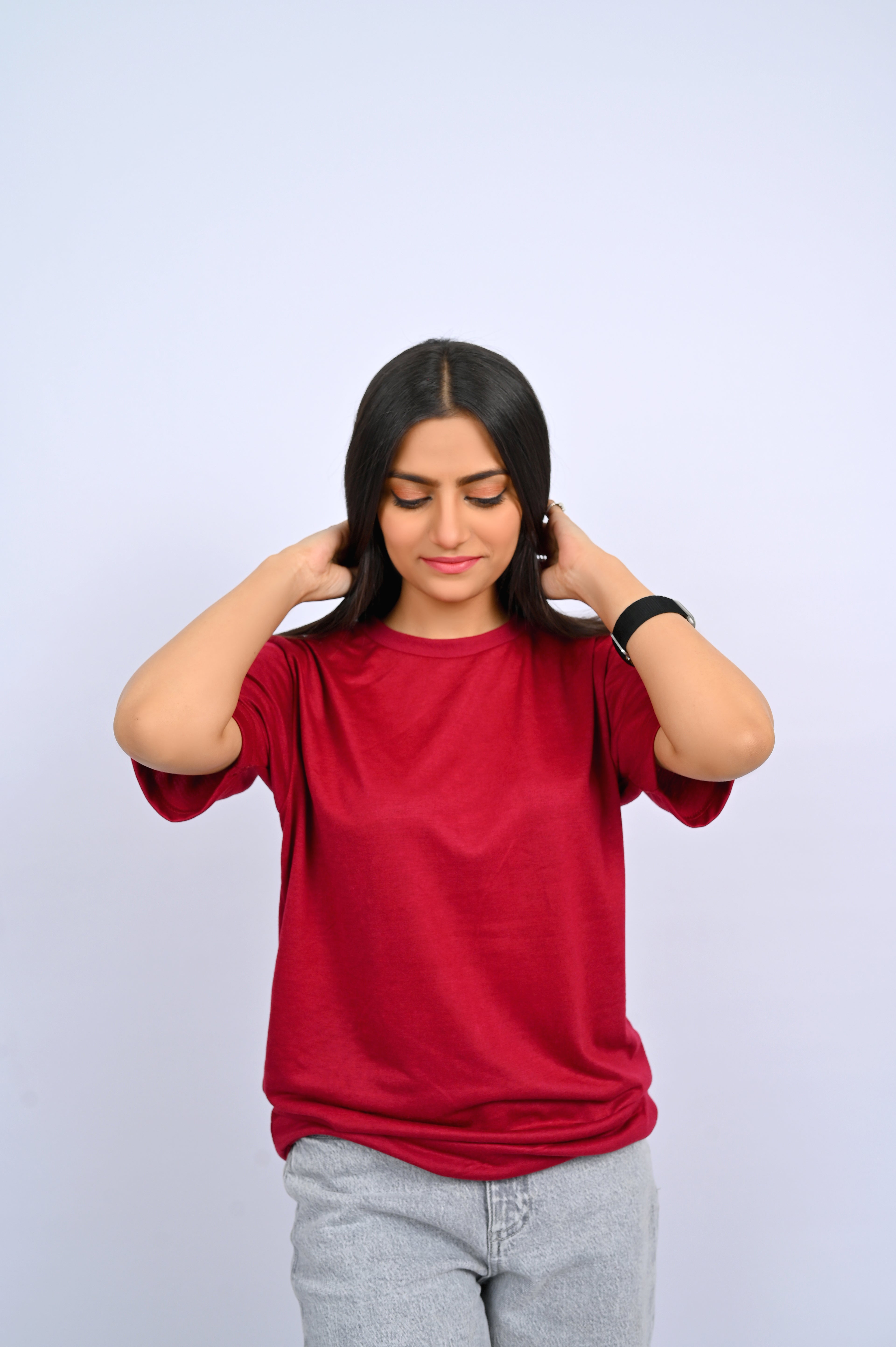 Red Round Neck