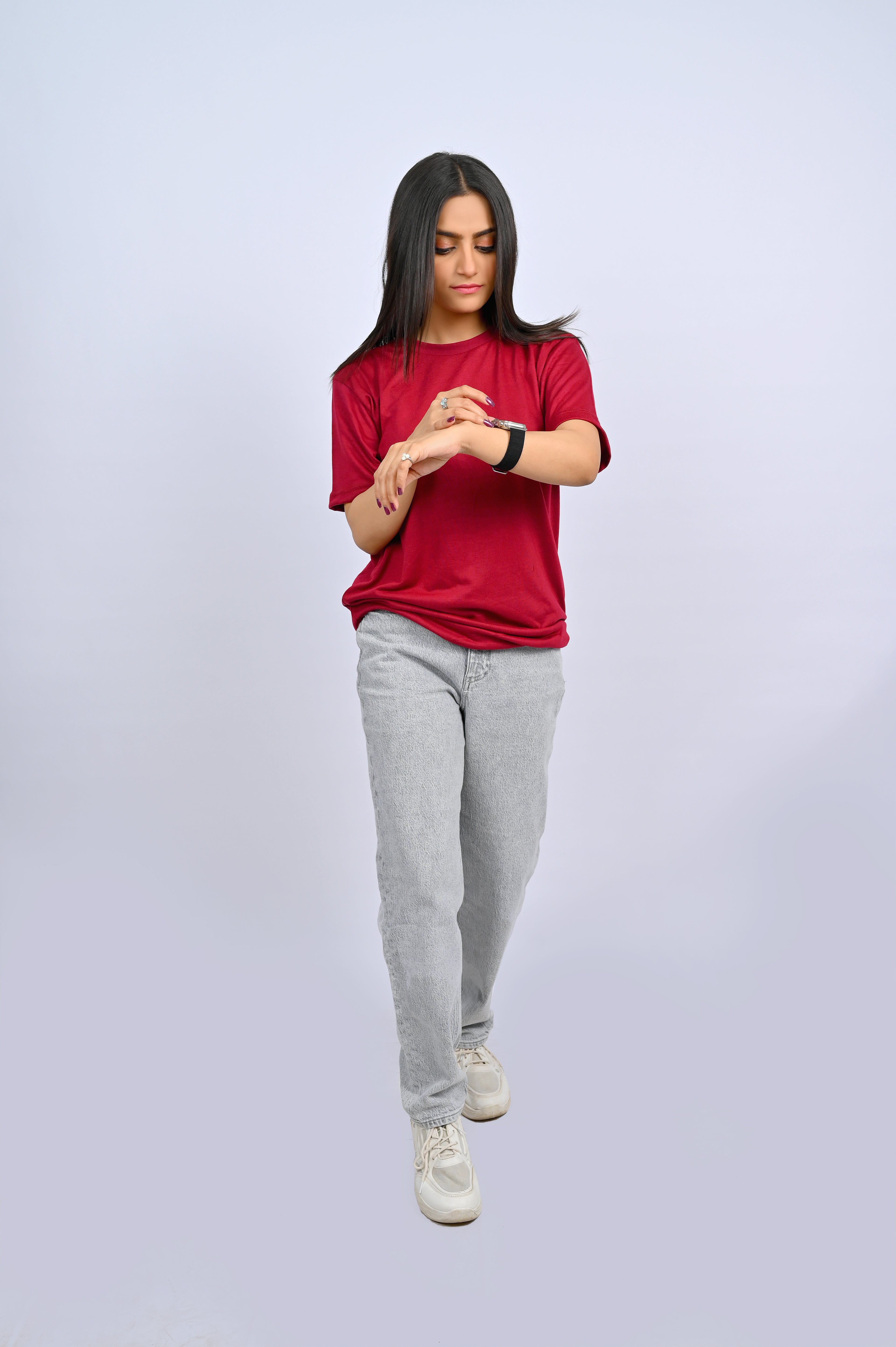 Red Round Neck