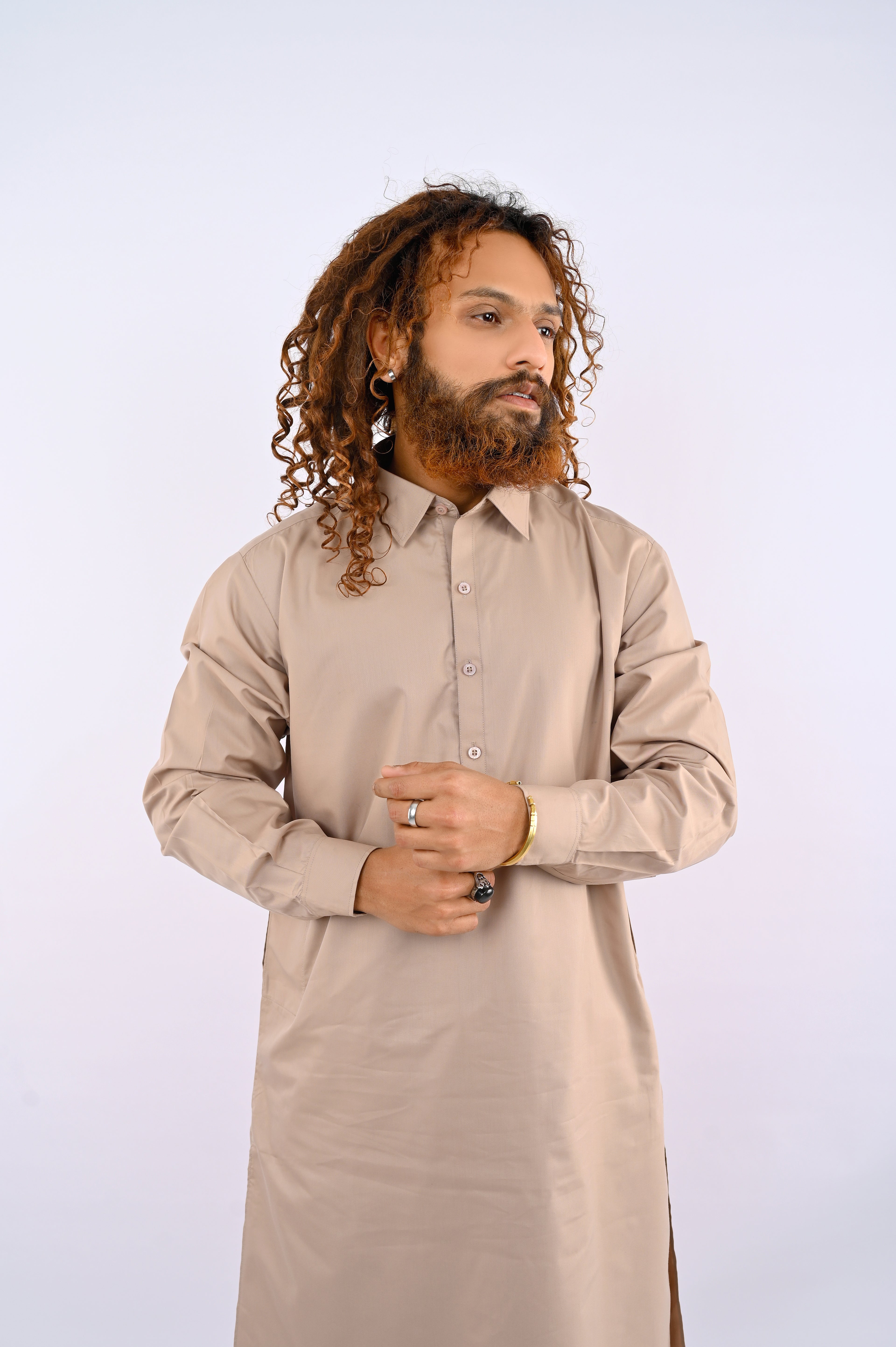Sand Brown Shalwar Kameez