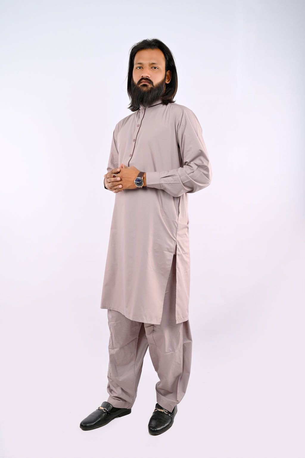 Light Beige Shalwar Kameez