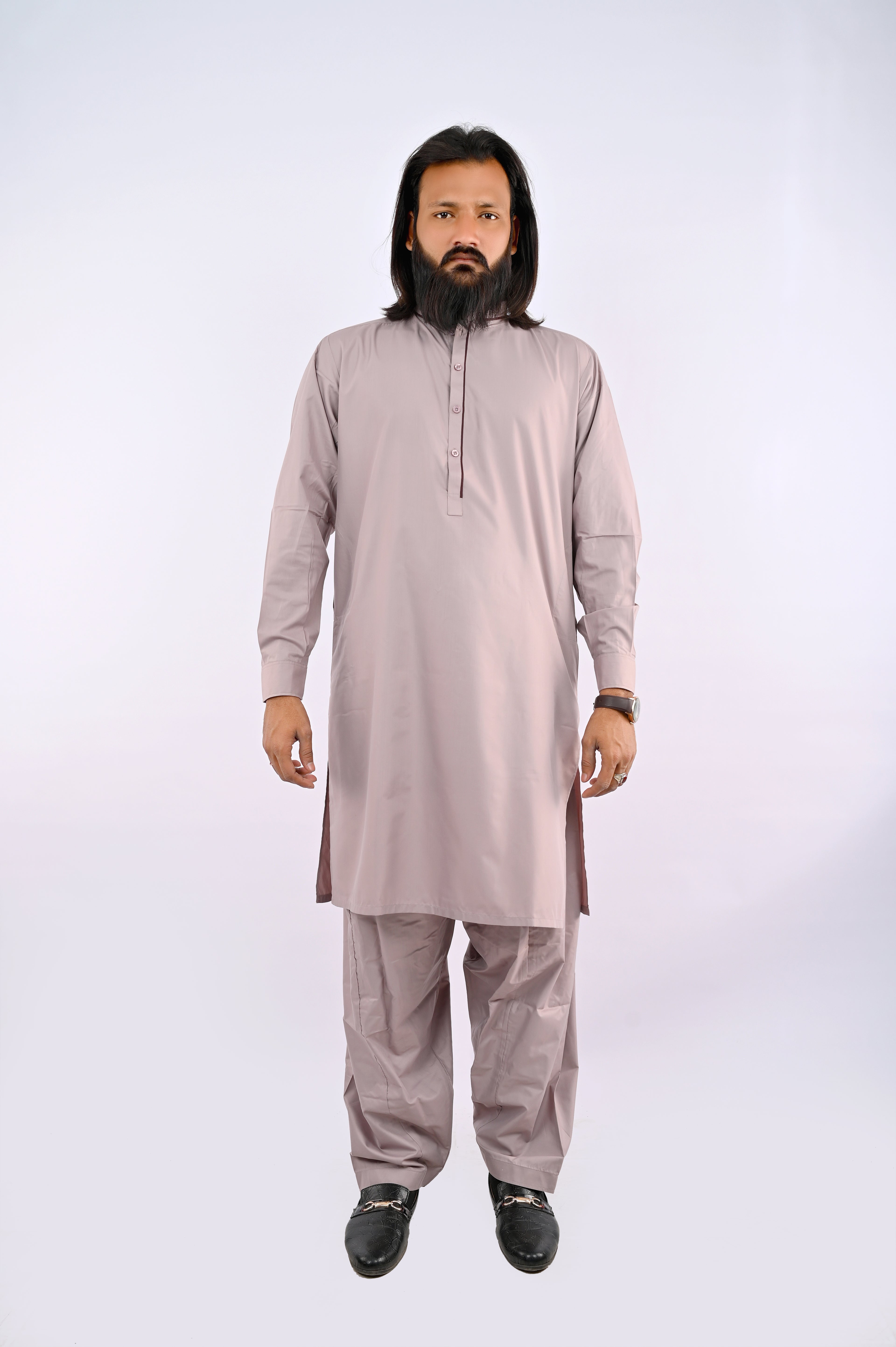 Light Beige Shalwar Kameez