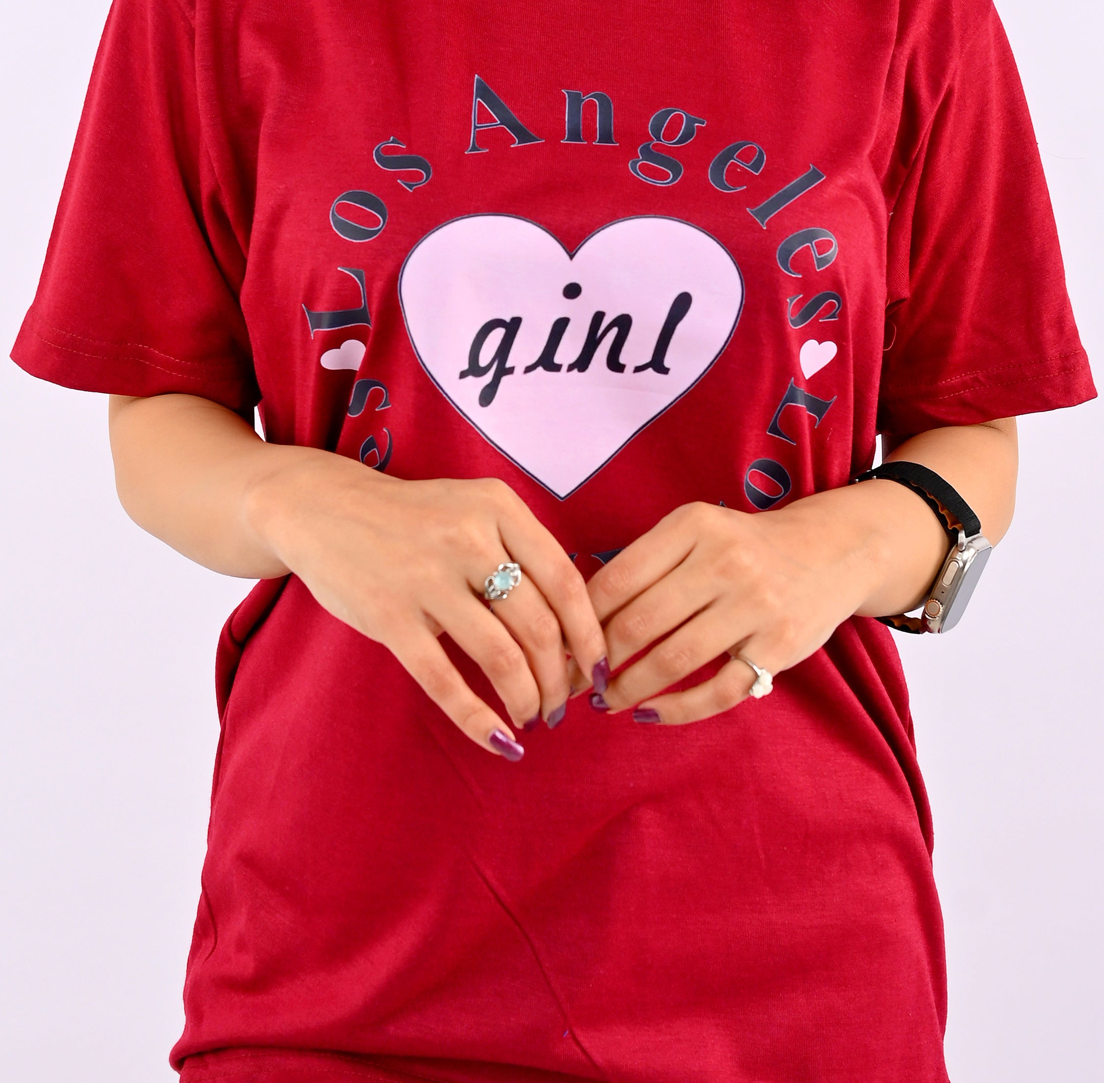 Red Printed T-Shirt