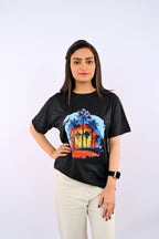 Signature Black Printed T-Shirt