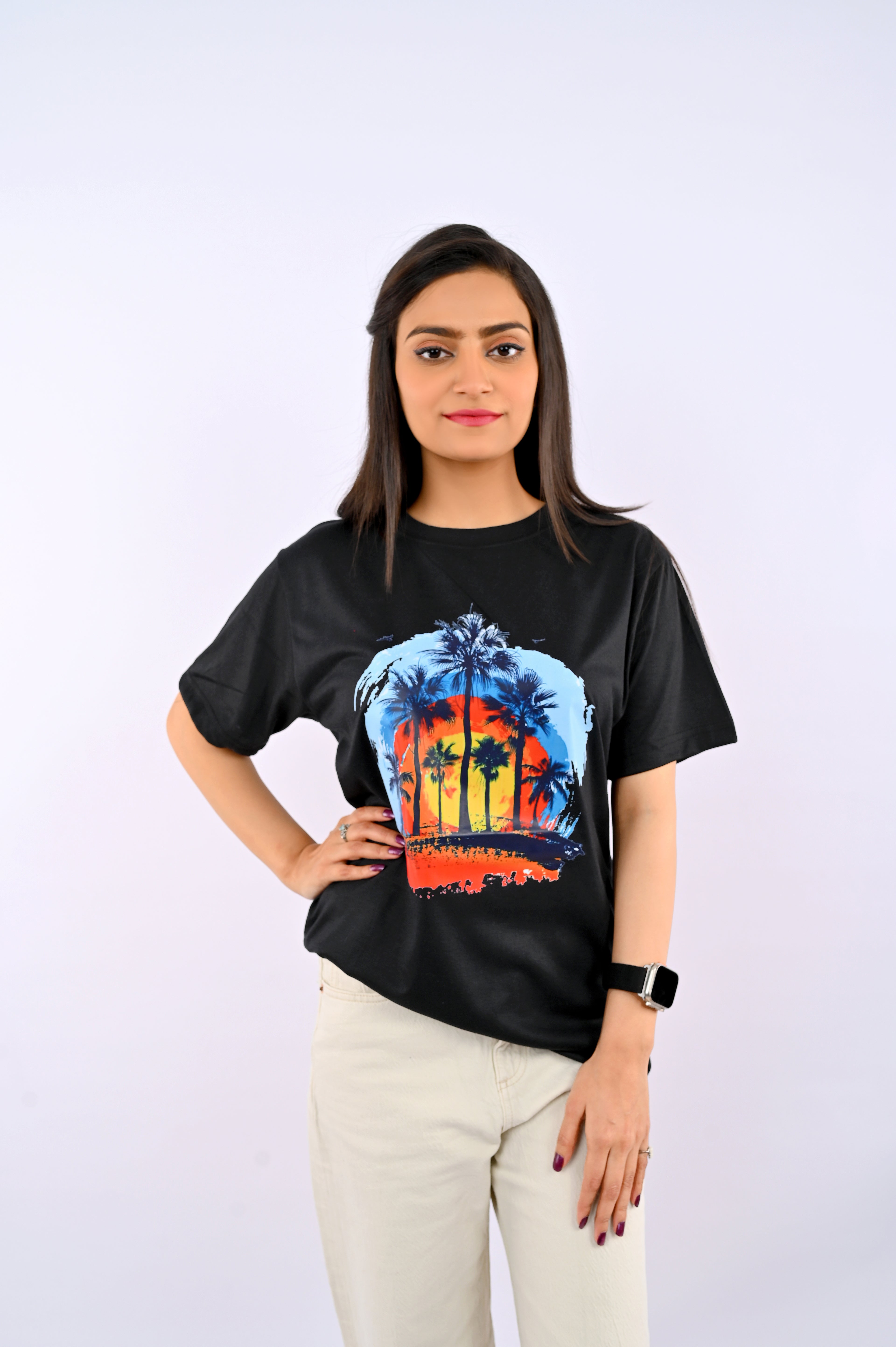 Signature Black Printed T-Shirt