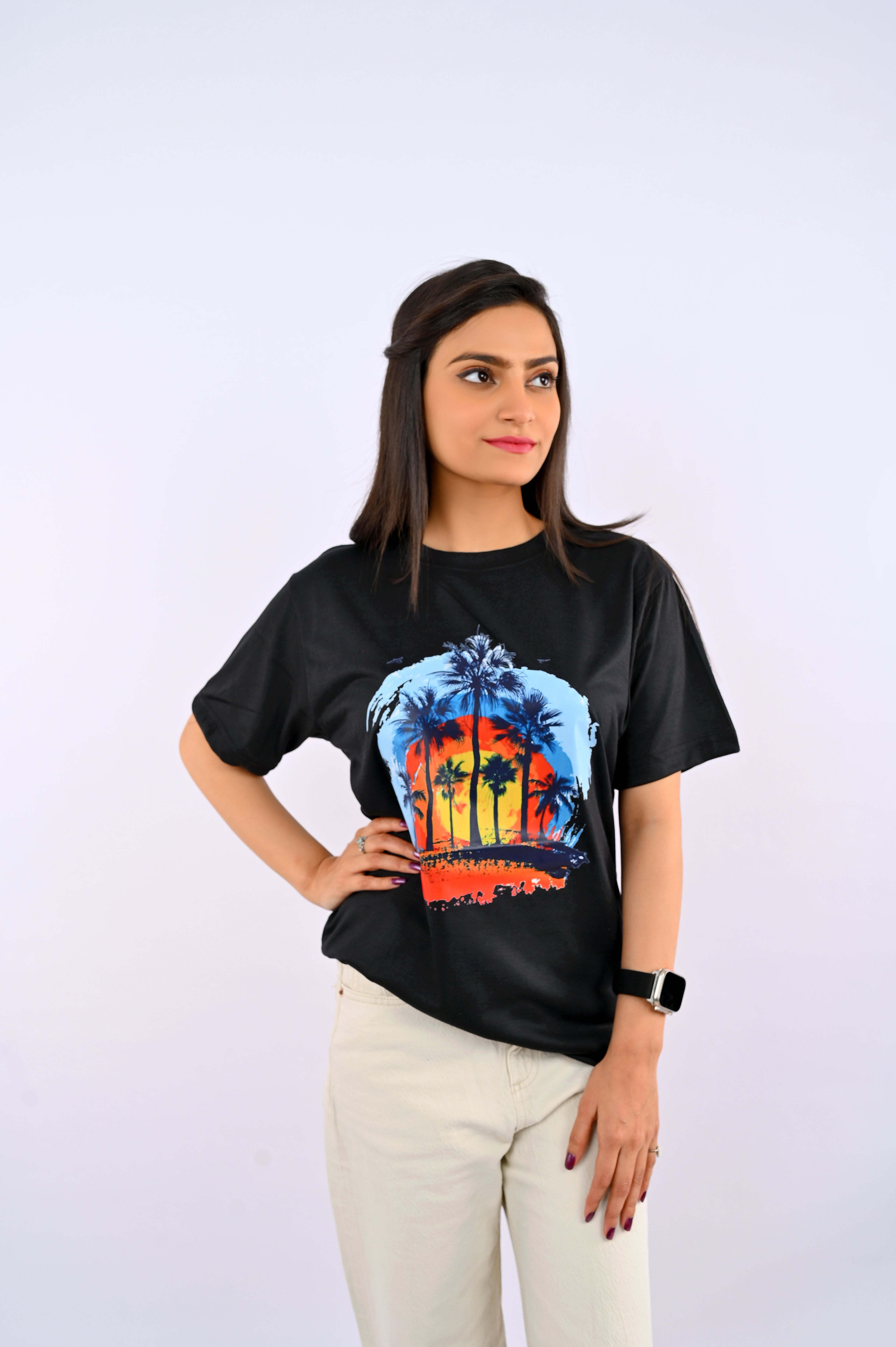 Signature Black Printed T-Shirt