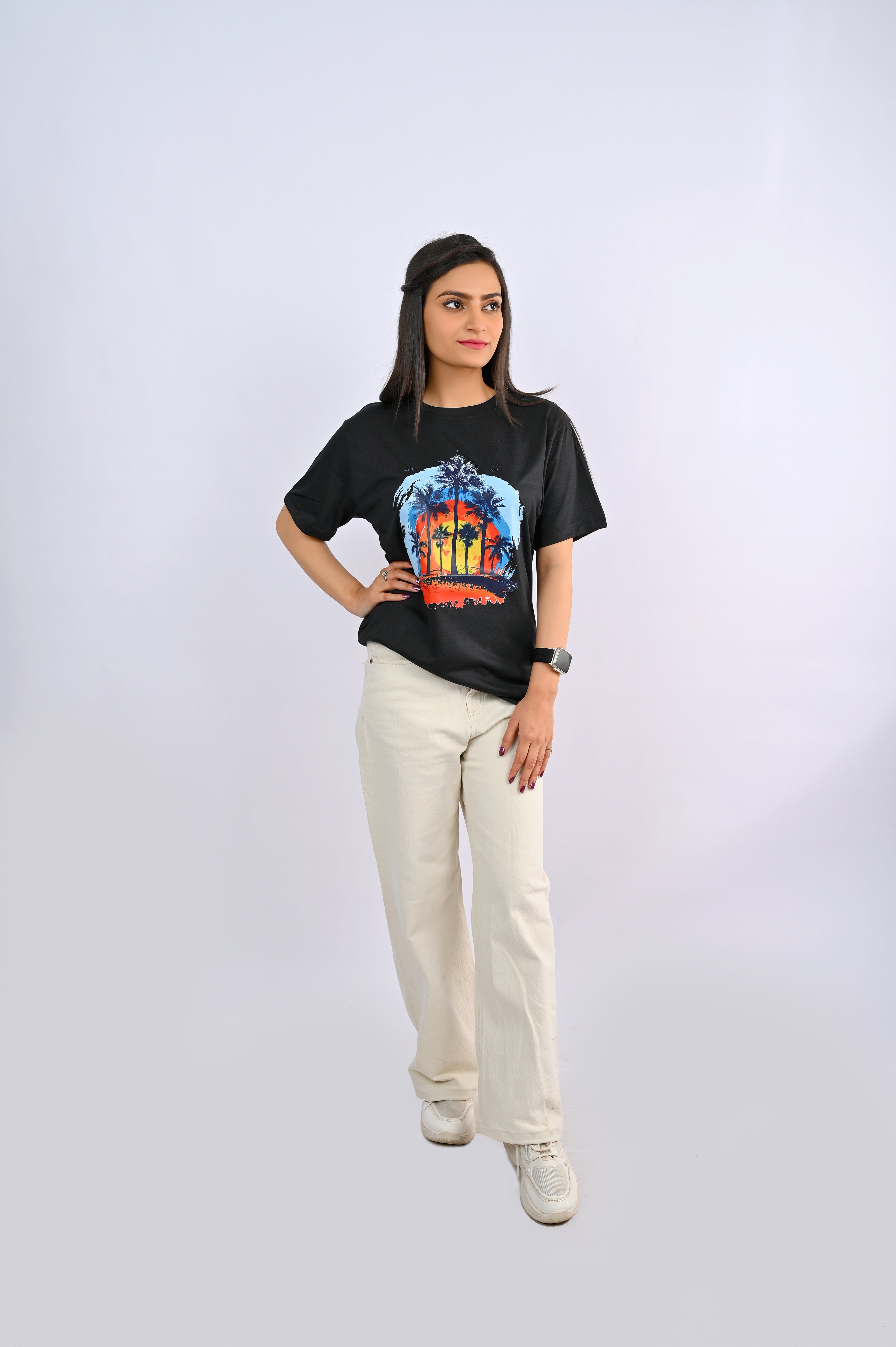 Signature Black Printed T-Shirt
