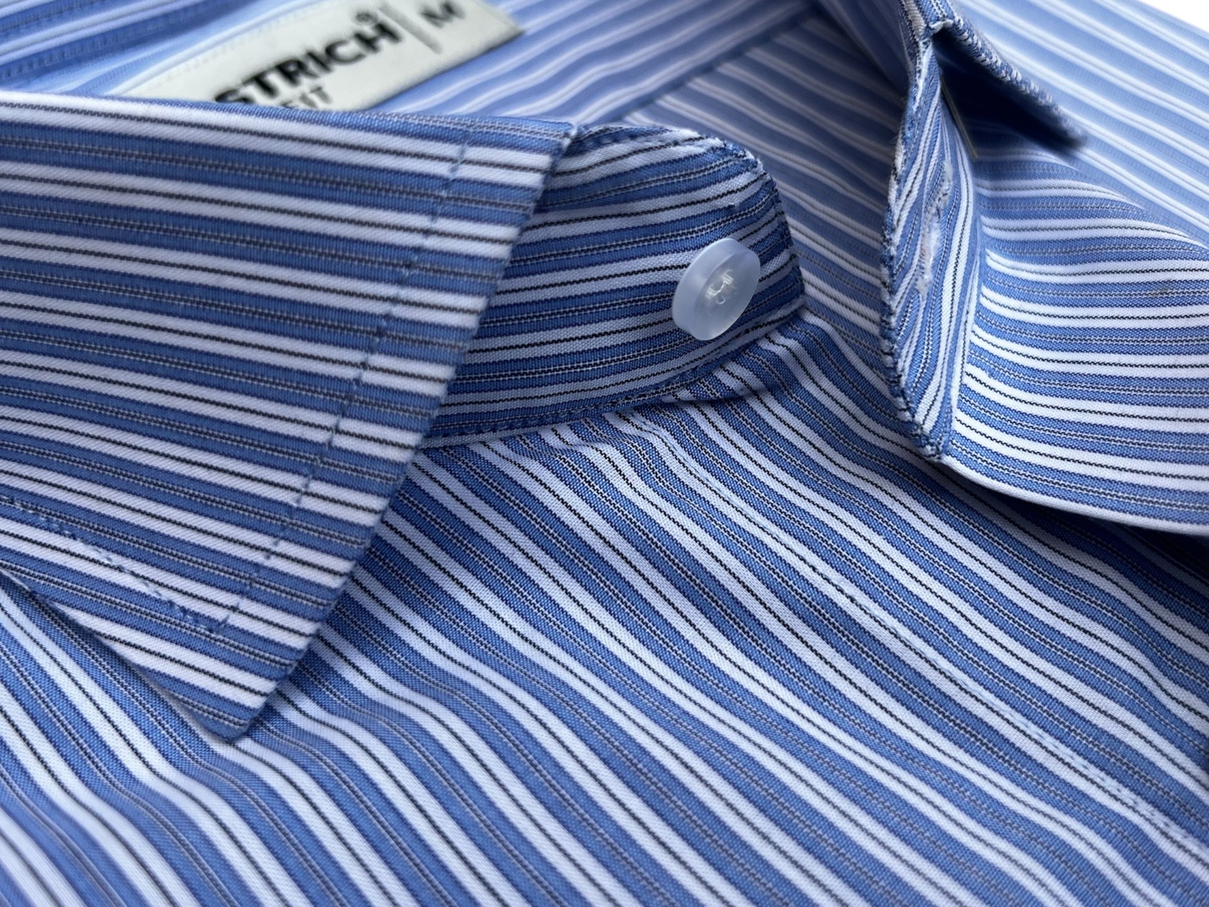Blue & White Striped Shirt