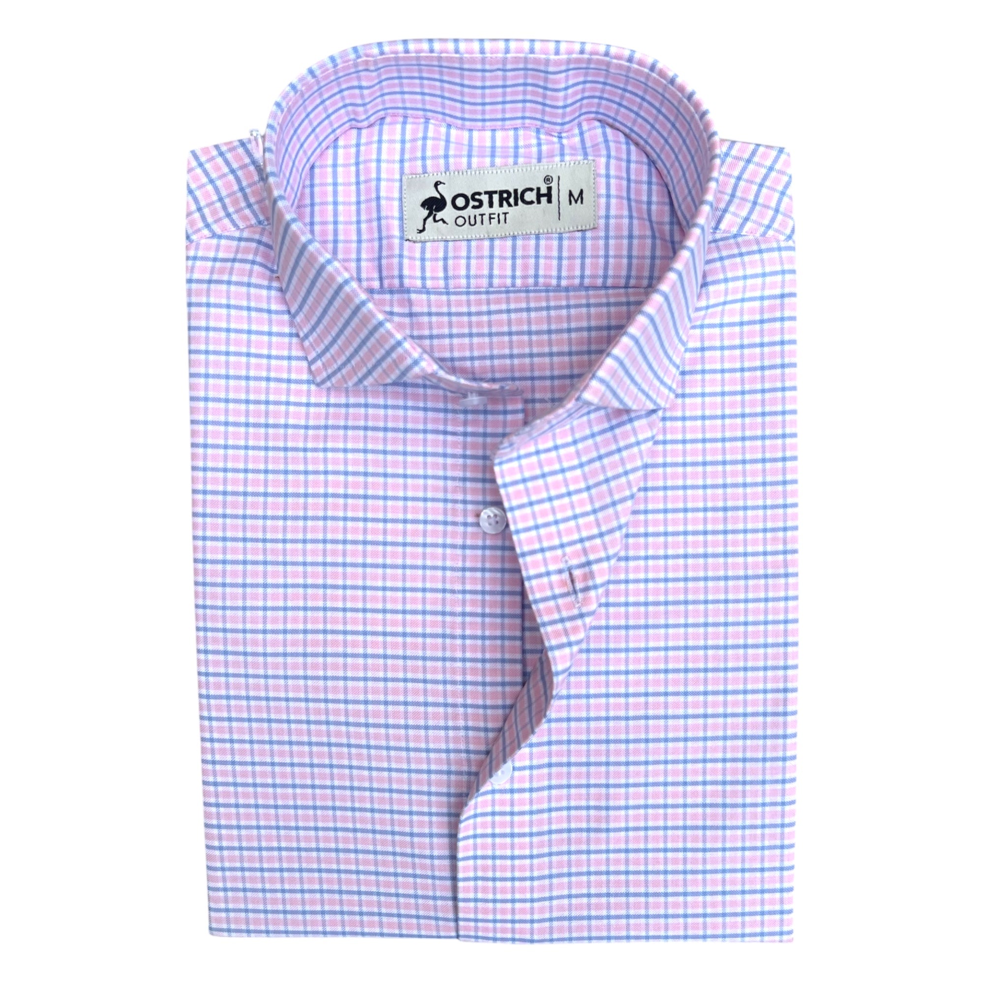 Blue & Pink Checkered Shirt