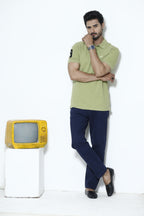 Lime Ostrich Signature Polo