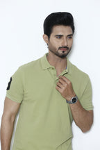 Lime Ostrich Signature Polo