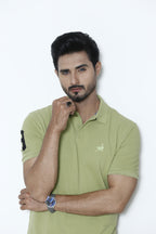 Lime Ostrich Signature Polo