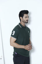 Bottle Green Ostrich Signature Polo