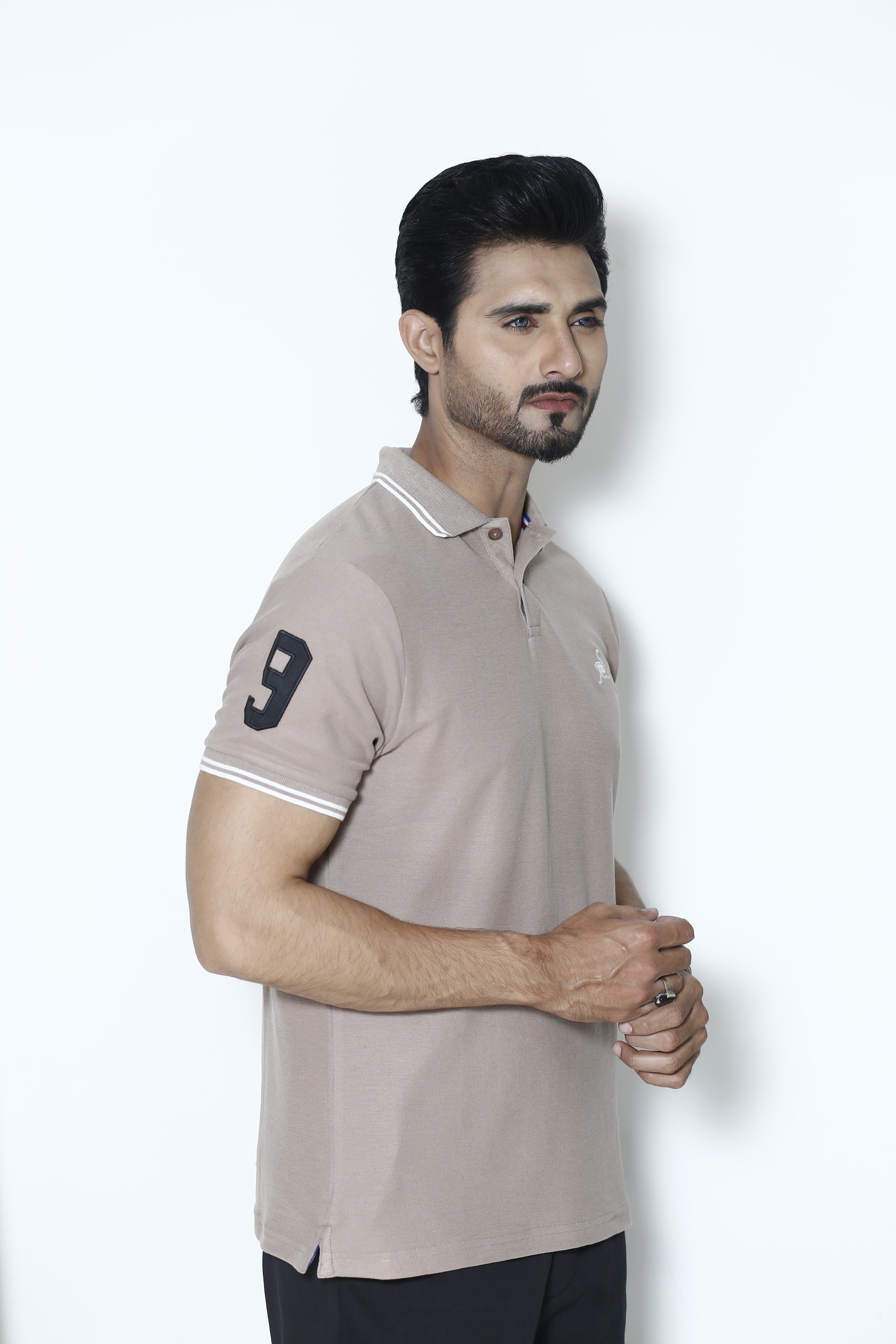 Sand Brown Ostrich Signature Polo