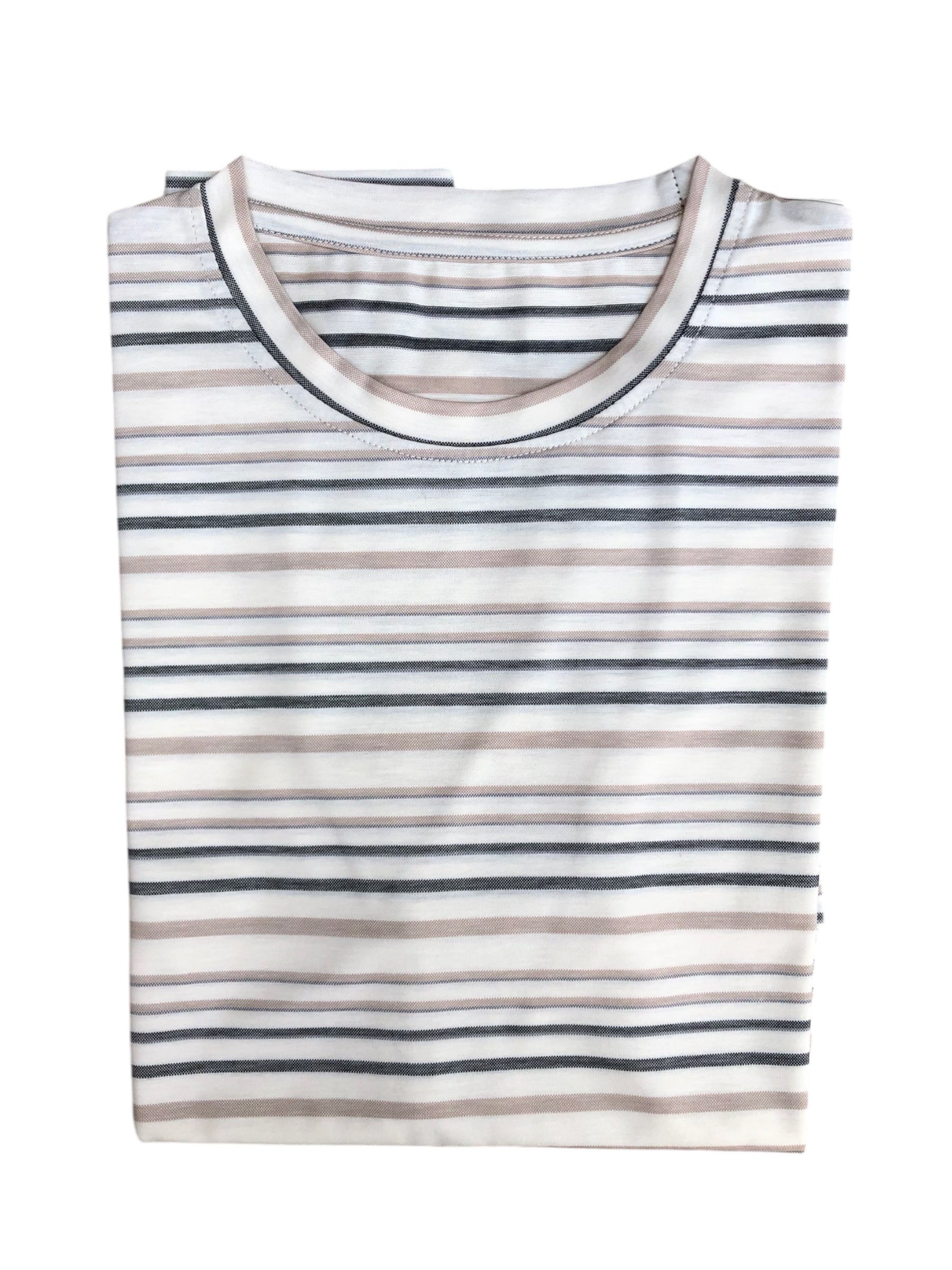 Round Neck Striped T-Shirt