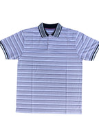 Striped Premium Polo Grey